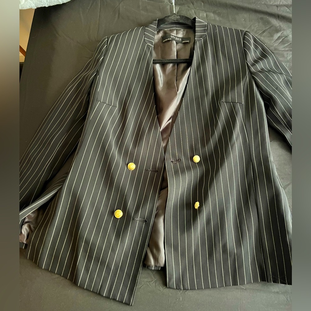 Zara Striped Blazer